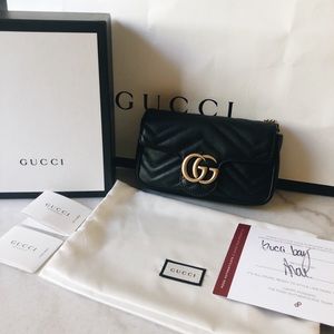 Gucci GG Marmont Super Mini Matelasse Bag